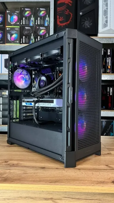 Збірка під замовлення: комп'ютер Cougar Duoface Pro RGB Tower / AMD Ryzen 7 5800X3D (8 (16) ядер по 3.4 - 4.5 GHz) / 32 GB DDR4 / 2000 GB SSD M.2 / nVidia GeForce RTX 4060, 8 GB GDDR6, 128-bit / 750W - зображення 2