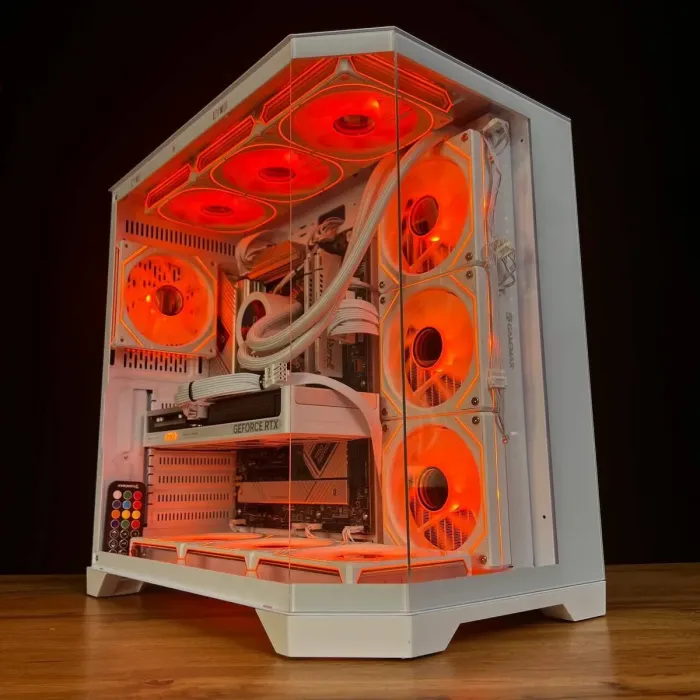 Збірка на замовлення: ігровий ПК GameMax Hype-M White Tower / AMD Ryzen 5 7500F (6 (12) ядер по 3,7 - 5,0 ГГц) / 32 ГБ DDR5 / 1000 ГБ SSD M.2 / nVidia GeForce RTX 5060 Ti, 16 ГБ GDDR7, 128-bit / 750 Вт б/в - зображення 3