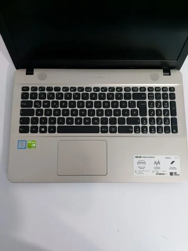 Ноутбук Asus R541U / 15.6" (1920x1080) TN / Intel Core i5-6198DU (2 (4) ядра по 2.3 - 2.8 GHz) / 16 GB DDR4 / 512 GB SSD / nVidia GeForce 920MX, 2 GB GDDR3, 64-bit / WebCam / DVD-ROM б/в - зображення 3