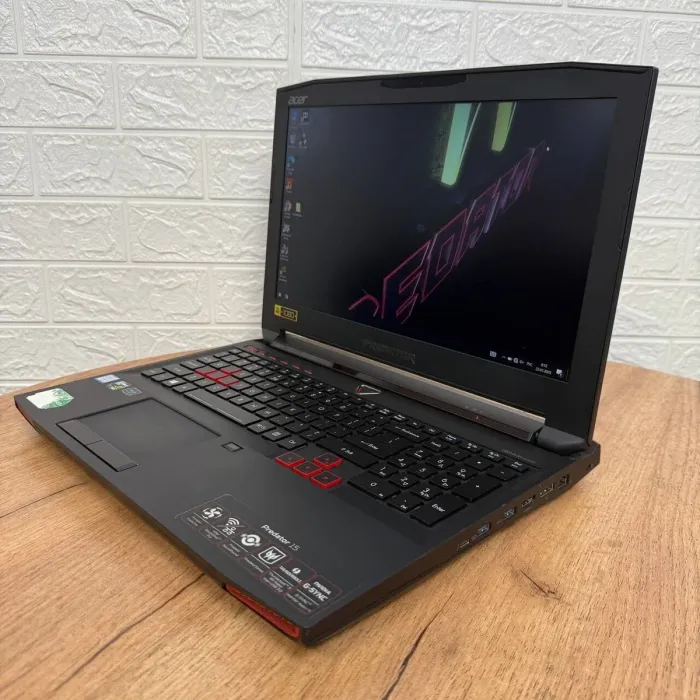 Ігровий ноутбук Б-клас Acer Predator 15 G9-591 / 15.6" (1920x1080) IPS / Intel Core i7-6700HQ (4 (8) ядра по 2.6 - 3.5 GHz) / 32 GB DDR4 / 256 GB SSD + 1000 GB HDD / nVidia GeForce GTX 980M, 4 GB GDDR5, 256-bit / WebCam б/в - зображення 5