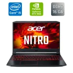 Ігровий ноутбук Б-класу Acer Nitro AN515-55 / 15.6" (1920x1080) IPS / Intel Core i5-10300H (4 (8) ядра по 2,5 - 4,5 ГГц) / 16 ГБ DDR4 / 512 ГБ SSD / nVidia GeForce GTX 1650, 4 ГБ GDDR6, 128-bit / WebCam / HDMI б/в