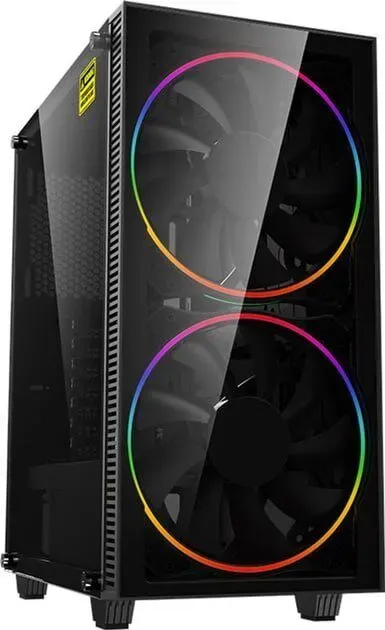 Ігровий ПК Stalker GameMax Black Hole Tower / AMD Ryzen 5 8400F (6 (12) ядер по 4,2 - 4,7 ГГц) / 16 ГБ DDR5 / 960 ГБ SSD / nVidia GeForce RTX 5060, 8 ГБ GDDR7, 128-bit - зображення 2