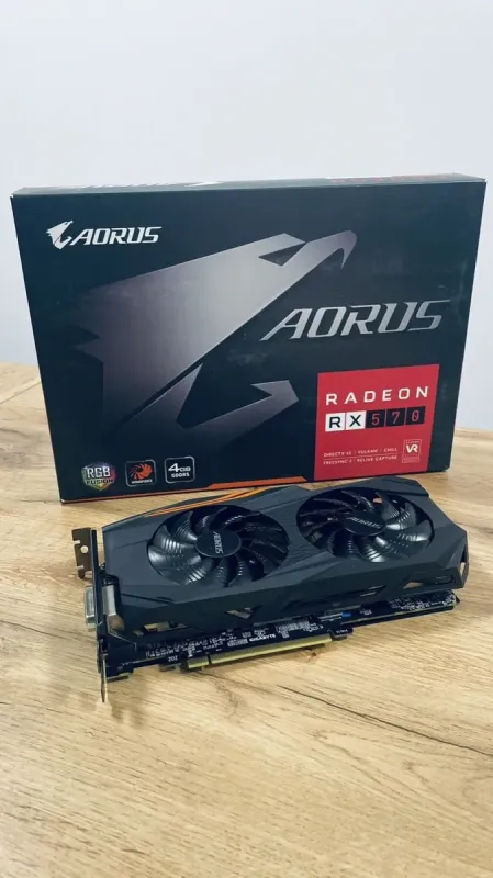 Дискретна відеокарта AMD Radeon RX 570, 8 GB GDDR5, 256-bit / DVI, HDMI, DisplayPort б/в - зображення 7