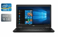 Ультрабук Б-клас Dell Latitude 5590 / 15.6" (1920x1080) IPS / Intel Core i5-8350U (4 (8) ядра по 1.7 - 3.6 GHz) / 16 GB DDR4 / 256 GB SSD / Intel UHD Graphics 620 / HDMI / SIM б/в