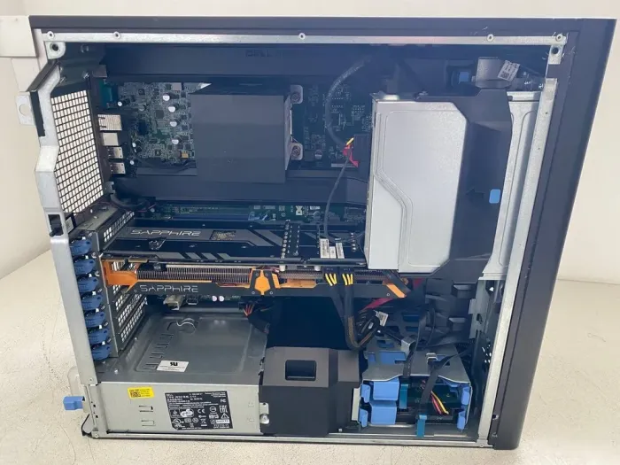 Робоча станція Б-клас Dell Precision T3610 Tower / Intel Xeon E5-2658 v2 (10 (20) ядер по 2.4 - 3.0 GHz) / 64 GB DDR3 / 240 GB SSD + 500 GB HDD / AMD Radeon R9 270X, 2 GB GDDR5, 256-bit / DVD-ROM б/в - зображення 5