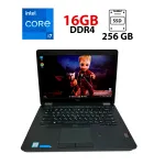 Ультрабук Б-клас Dell Latitude E7470 / 14" (1920x1080) IPS / Intel Core i7-6600U (2 (4) ядра по 2.6 - 3.4 GHz) / 16 GB DDR4 / 256 GB SSD / Intel HD Graphics 520 / WebCam / Win 11 Pro б/в