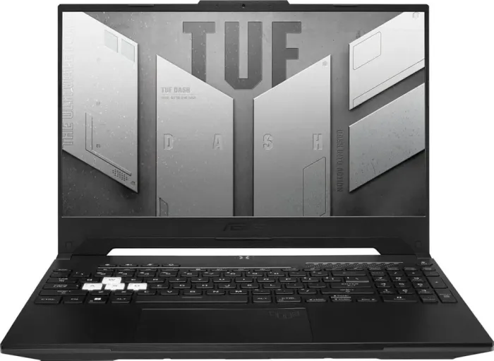 Ігровий ноутбук Asus TUF Dash F15 FX517ZR / 15.6" (1920x1080) IPS / Intel Core i7-12650H (10 (16) ядер по 3.5 - 4.7 GHz) / 16 GB DDR4 / 512 GB SSD / nVidia GeForce RTX 3070, 8 GB GDDR6, 256-bit / WebCam / Win 11 Home б/в - зображення 2