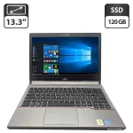 Ноутбук Futjitsu LifeBook E733 / 13.3" (1366x768) TN / Intel Core i3-3110M (2 (4) ядра по 2.4 GHz) / 8 GB DDR3 / 120 GB SSD / Intel HD Graphics 4000 / WebCam б/в