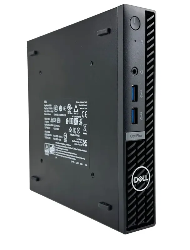 Неттоп Dell OptiPlex 7010 Micro USFF / Intel Core i3-13100T (4 (8) ядра по 2.5 - 4.2 GHz) / 16 GB DDR4 / 240 GB SSD / Intel UHD Graphics 730 б/в - зображення 4
