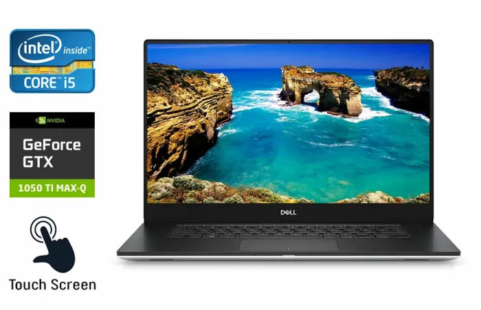 Ігровий ноутбук Dell XPS 15 9570 / 15.6" (3840x2160) IPS Touch / Intel Core i7-8750H (6 (12) ядер по 2.2 - 4.1 GHz) / 16 GB DDR4 / 512 GB SSD / nVidia GeForce GTX 1050 Ti Max-Q, 4 GB GDDR5, 128-bit / HDMI б/в - зображення 1