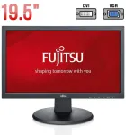 Монітор Fujitsu E20T-7 / 19.5" (1600x900) TN / DVI, VGA, Audio / Вбудовані колонки (2x 2W) / VESA 100x100 б/в
