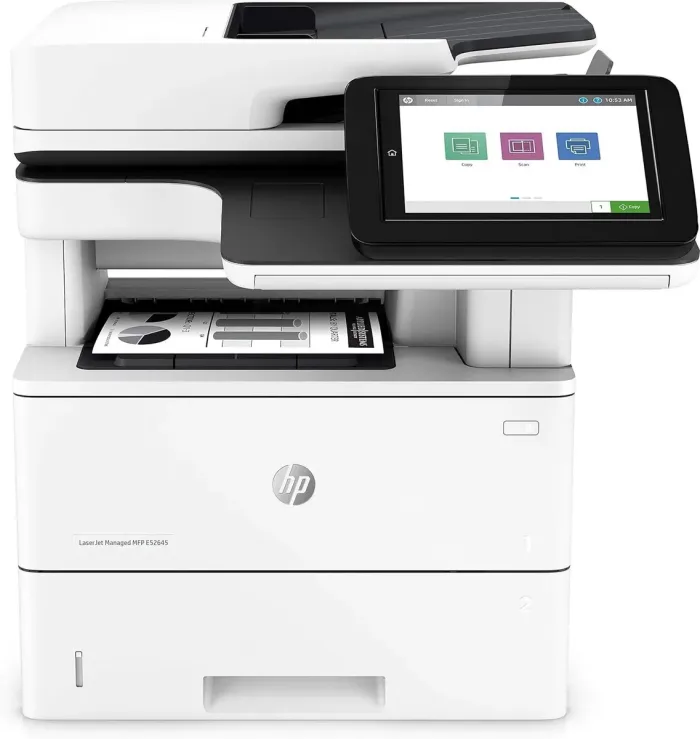 БФП HP LaserJet Managed E52645dn (1PS54A) / Лазерний монохромний друк / 1200x1200 dpi / A4 / 43 стор/хв / Ethernet, USB 2.0 / Дуплекс б/в - зображення 2