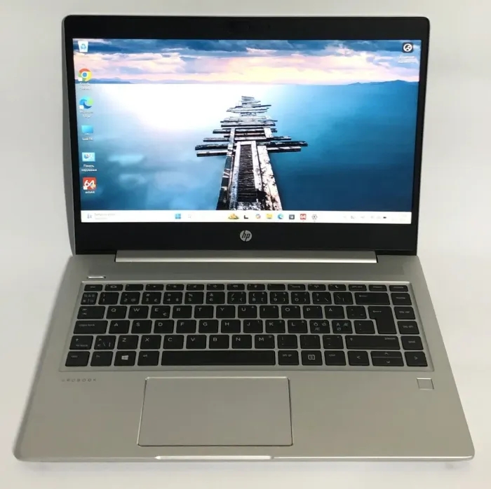 Ультрабук HP ProBook 440 G7 / 14" (1920x1080) IPS / Intel Core i3-10110U (2 (4) ядра по 2.1 - 4.1 GHz) / 8 GB DDR4 / 180 GB SSD / Intel UHD Graphics / WebCam / Win 11 Pro б/в - зображення 2