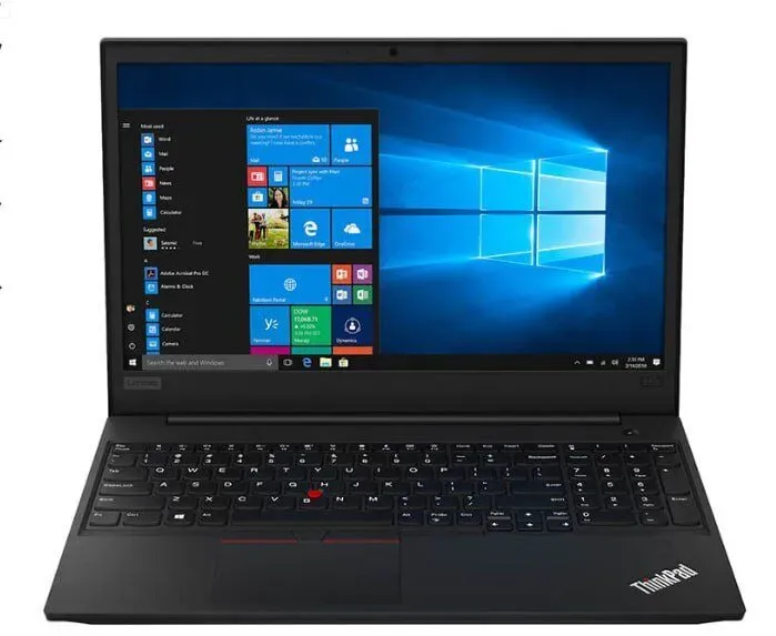 Ноутбук Lenovo ThinkPad E590 / 15.6" (1920x1080) IPS / Intel Core i5-8250U (4 (8) ядра по 1.6 - 3.4 GHz) / 8 GB DDR4 / 256 GB SSD / Intel UHD Graphics 620 / WebCam б/в - зображення 2