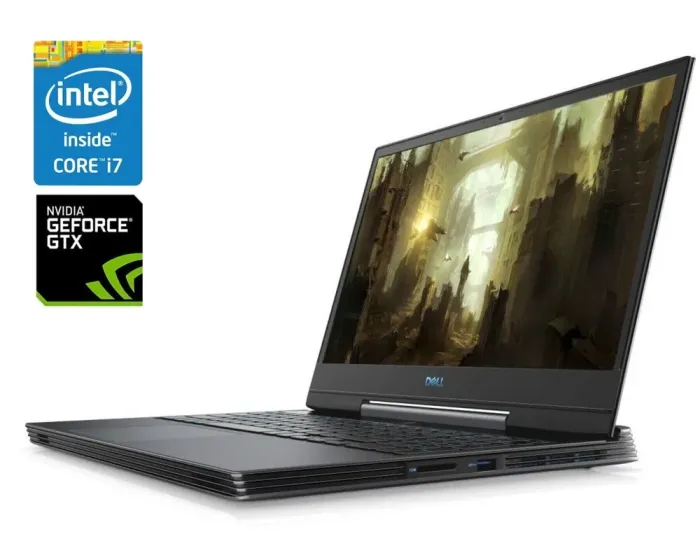 Ігровий ноутбук Б-клас Dell G5 15 5590 / 15.6" (1920x1080) IPS / Intel Core i7-9750H (6 (12) ядер по 2.6 - 4.5 GHz) / 16 GB DDR4 / 512 GB SSD NVMe / nVidia GeForce GTX 1660 Ti, 6 GB GDDR6, 192-bit / WebCam б/в - зображення 1