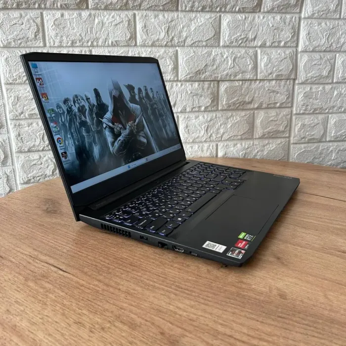 Ігровий ноутбук Lenovo IdeaPad Gaming 3 15ACH6 / 15.6" (1920x1080) IPS / AMD Ryzen 5 5600H (6 (12) ядер по 3.3 - 4.2 GHz) / 16 GB DDR4 / 512 GB SSD / nVidia GeForce RTX 3060, 6 GB GDDR6, 192-bit / WebCam б/в - зображення 4