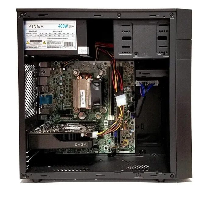 Ігровий ПК Vinga CS112B Tower NEW / Intel Xeon E3-1240 v3 (4 (8) ядра по 3.4 - 3.8 GHz) (аналог i7-4770) / 16 GB DDR3 / 256 GB SSD + 2000 GB HDD / nVidia GeForce GTX 650 Ti, 2 GB GDDR5, 128-bit б/в - зображення 3