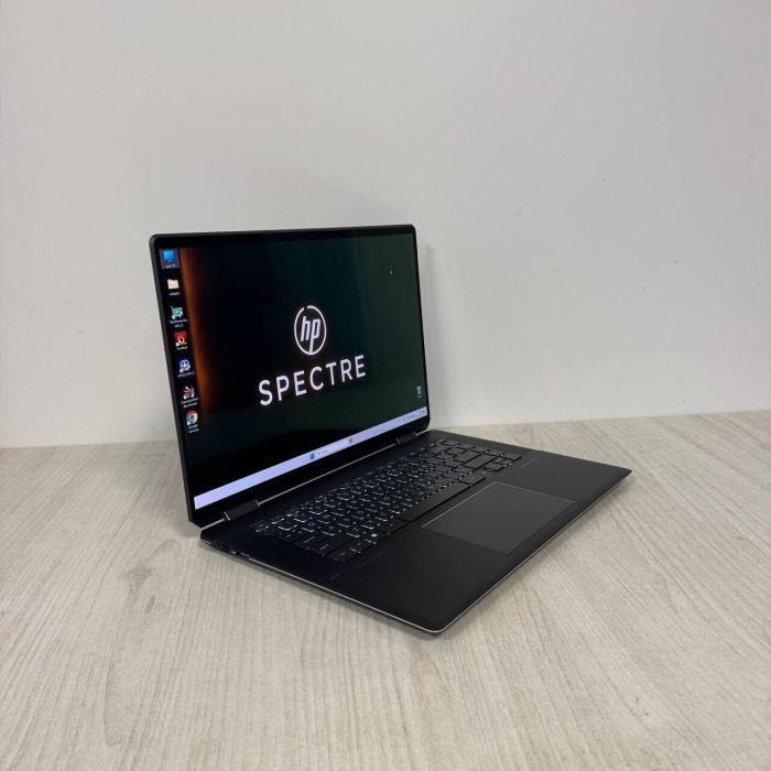 Ігровий ультрабук-трансформер HP Spectre x360 16-f2023dx / 16" (13840x2400) IPS Touch / Intel Core i7-1260P (12 (16) ядер по 2,1 - 4,7 ГГц) / 16 ГБ DDR4 / 512 ГБ SSD / Intel Arc A370M, 4 ГБ GDDR6, 64-біт б/в - зображення 4