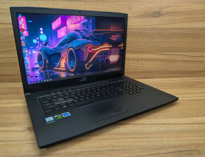 Ігровий ноутбук Asus Strix GL703GM / 17.3" (1920x1080) IPS / Intel Core i7-8750H (6 (12) ядер по 2,2 - 4,1 ГГц) / 16 ГБ DDR4 / 256 ГБ SSD + 1000 ГБ HDD / nVidia GeForce GTX 1060, 6 ГБ GDDR5, 192-біт / WebCam / Windows 10 б/в - изображение 4
