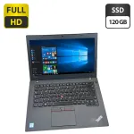 Ноутбук Lenovo ThinkPad T460 / 14" (1366x768) TN / Intel Core i5-6300U (2 (4) ядра по 2.4 - 3.0 GHz) / 8 GB DDR3 / 120 GB SSD / Intel HD Graphics 520 / WebCam / Два АКБ б/в
