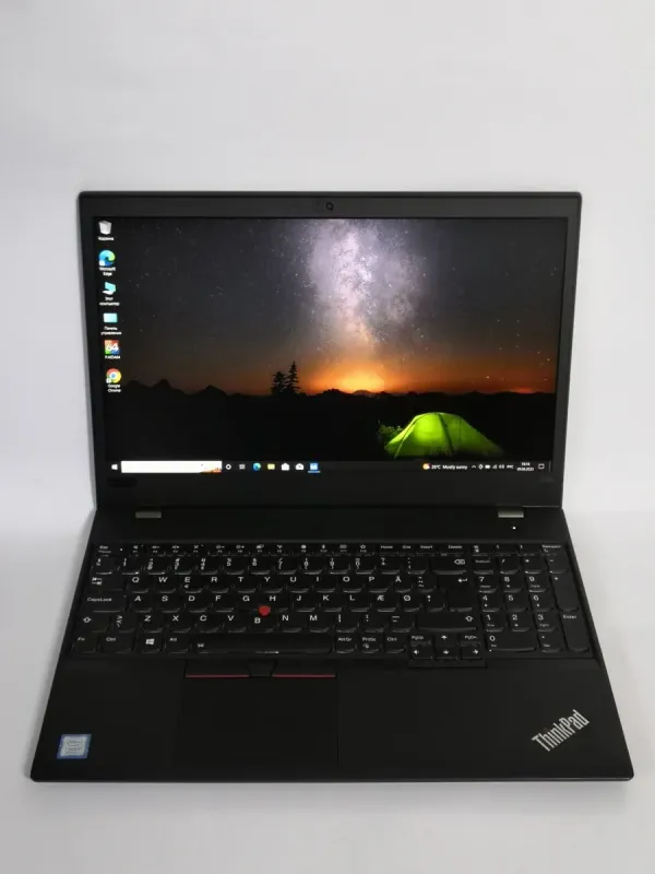 Робоча станція Б-класс Lenovo ThinkPad P52s / 15.6" IPS / Core i7-8550U (4(8) ядра по 1.8-4 GHz) / 16GB DDR4 / 512GB SSD / Quadro P500, 2GB GDDR5, 64-bit / WebCam / Два АКБ б/в - зображення 2
