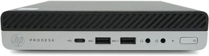 Неттоп HP ProDesk 600 G3 Mini USFF / Intel Core i5-7500T (4 ядер по 2.7 - 3.3 GHz) / 8 GB DDR4 / 256 GB SSD / Intel UHD Graphics 630 / 35W б/в - зображення 2