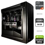 Збірка на замовлення: ігровий ПК Asus ProArt PA602 Black Tower / AMD Ryzen 9 9950X3D (16 (32) ядер по 4,3 - 5,7 ГГц) / 96 ГБ DDR5 / 2000 ГБ SSD M.2 + 4000 ГБ HDD / nVidia GeForce RTX 5070 Ti, 16 ГБ GDDR7, 256-bit / 1000 Вт