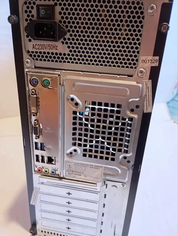 ПК Crown SM601 Tower / Intel Core i5-4670 (4 ядра по 3.4 - 3.8 GHz) / 8 GB DDR3 / 500 GB HDD / Intel HD Graphics 4600 / 450W б/в - зображення 4