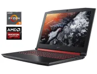 Ігровий ноутбук Acer Nitro 5 AN515-42 / 15.6" (1920x1080) IPS / AMD Ryzen 5 2500U (4 (8) ядра по 2.0 - 3.6 GHz) / 16 GB DDR4 / 256 GB SSD M.2 + 1000 GB HDD / AMD Radeon RX 560X, 4 GB GDDR5, 128-bit / WebCam б/в