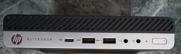 Неттоп HP EliteDesk 800 G4 Desktop Mini USFF / Intel Core i5-8500 (6 ядер по 3.0 - 4.1 GHz) / 32 GB DDR4 / 480 GB SSD / Intel UHD Graphics 630 / DisplayPort б/в - зображення 2