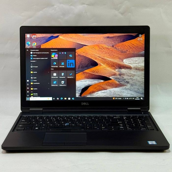 Ноутбук Dell Latitude 5580 / 15.6" (1920x1080) IPS / Intel Core i5-6300U (2 (4) ядра по 2.4 - 3.0 GHz) / 16 GB DDR4 / 256 GB SSD / Intel HD Graphics 520 / WebCam / LTE / Windows 10 Pro б/в - зображення 2