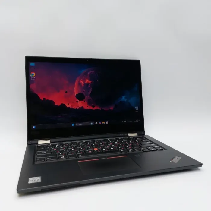 Ноутбук-трансформер Б-клас Lenovo ThinkPad L13 Yoga / 13.3" (1920x1080) IPS Touch / Intel Core i5-10210U (4 (8) ядра по 1.6 - 4.2 GHz) / 8 GB DDR4 / 512 GB SSD / Intel UHD Graphics for 10th Generation / WebCam / Win 11 Pro б/в - зображення 6