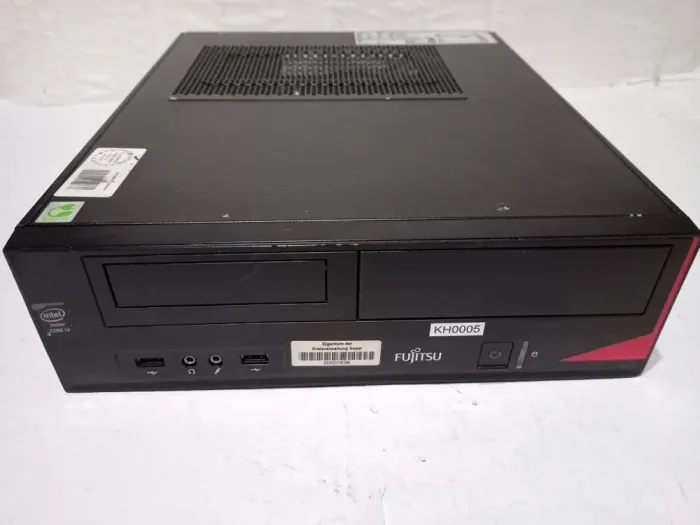 Комплект ПК: Fujitsu Esprimo E420 E85+ SFF / Intel Core i3-4160 (2 (4) ядра по 3.6 GHz) / 8 GB DDR3 / 500 GB HDD / Intel HD Graphics 4400 + Монітор Acer P195HQ / 19" (1366x768) TN / 1x DVI, 1x VGA б/в - зображення 3