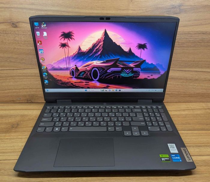 Ігровий ноутбук Б-клас Lenovo IdeaPad Gaming 3 15IAH7 / 15.6" (1920x1080) IPS / Intel Core i5-12450H (8 (12) ядер по 3.3 - 4.4 GHz) / 16 GB DDR4 / 512 GB SSD / nVidia GeForce RTX 3050, 4 GB GDDR6, 128-bit / WebCam / Windows 11 б/в - зображення 2