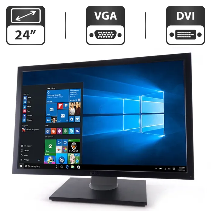 Монітор Dell G2410t/24" (1920x1080) TN/DVI, VGA/VESA 100x100 + Кабель живлення б/в - зображення 1