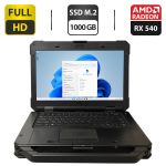 Захищений ноутбук Dell Latitude 5424 Rugged / 14" (1920x1080) IPS / Intel Core i5-8350U (4 (8) ядра по 1.7 - 3.6 GHz) / 32 GB DDR4 / 1000 GB SSD M.2 / AMD Radeon RX 540, 4 GB GDDR5, 128-bit / WebCam / Два АКБ б/в