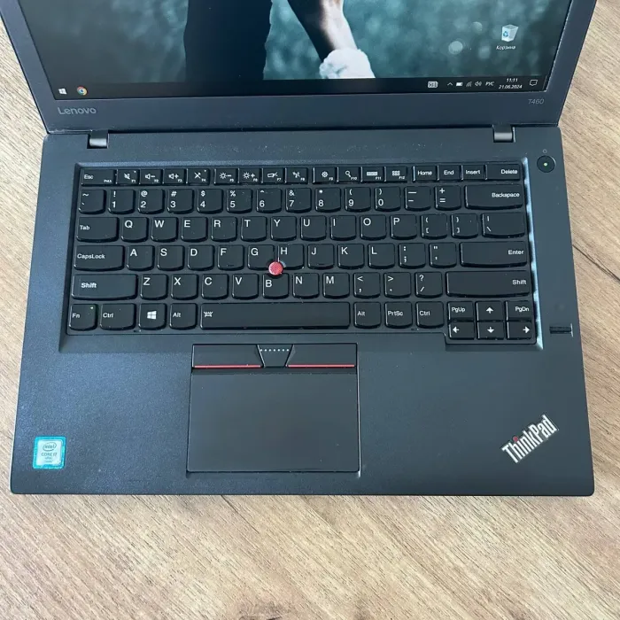 Ноутбук Б-клас Lenovo ThinkPad T460 / 14" (1920x1080) IPS / Intel Core i7-6600U (2 (4) ядра по 2.6 - 3.4 GHz) / 8 GB DDR3 /480 GB SSD / Intel HD Graphics 520 / WebCam б/в - зображення 7