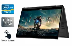 Ноутбук-трансформер Б-клас Dell Latitude 7390 / 13.3" (1920x1080) IPS Touch / Intel Core i7-8650U (4 (8) ядра по 1.9 - 4.2 GHz) / 16 GB DDR4 / 480 GB SSD / Intel UHD Graphics 620 / WebCam / TouchID / Windows 10 б/в