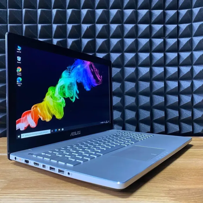 Ноутбук Asus N550J / 15.6" (1920x1080) TN / Intel Core i7-4700HQ (4 (8) ядра по 2.4 - 3.4 GHz) / 16 GB DDR3 / 240 GB SSD / nVidia GeForce GT 750M, 2 GB GDDR5, 128-bit / WebCam / HDMI б/в - зображення 3