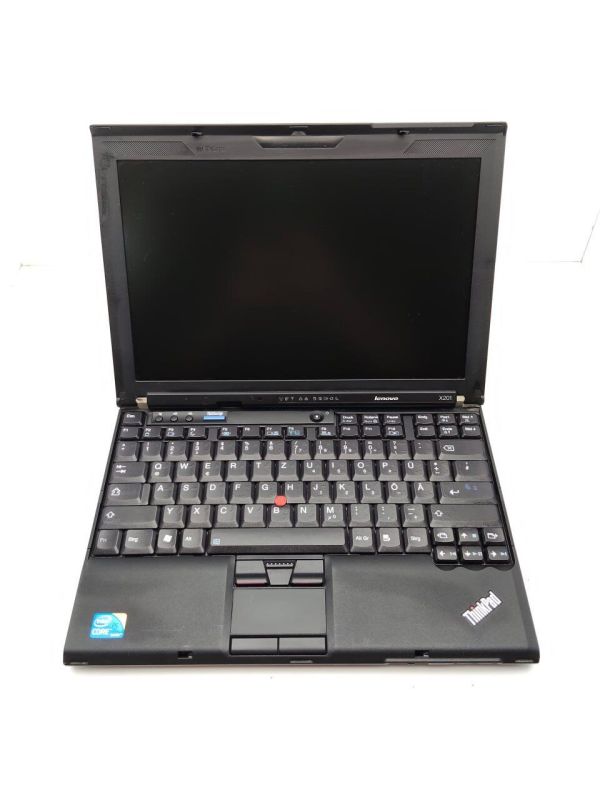 Нетбук Lenovo ThinkPad X201 / 12.1" (1366x768) TN / Intel Core i5-520M (2 (4) ядра по 2.4 - 2.93 GHz) / 6 GB DDR3 / 250 GB HDD / Intel HD Graphics / WebCam б/в - зображення 2