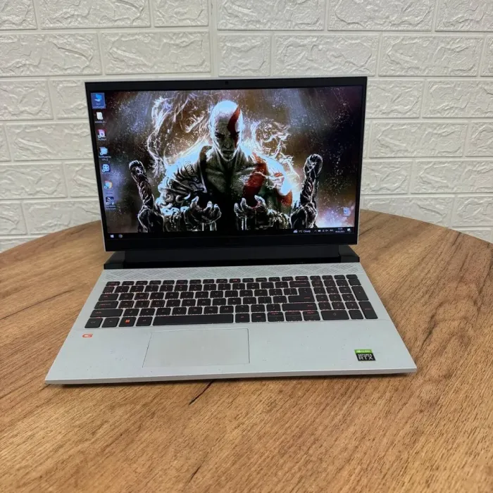 Ігровий ноутбук Dell G15 5525 / 15.6" (1920x1080) IPS / AMD Ryzen 7 6800H (8 (16) ядер по 3.2 - 4.7 GHz) / 16 GB DDR5 / 512 GB SSD / nVidia GeForce RTX 3050, 4 GB GDDR6, 128-bit / WebCam б/в - зображення 2