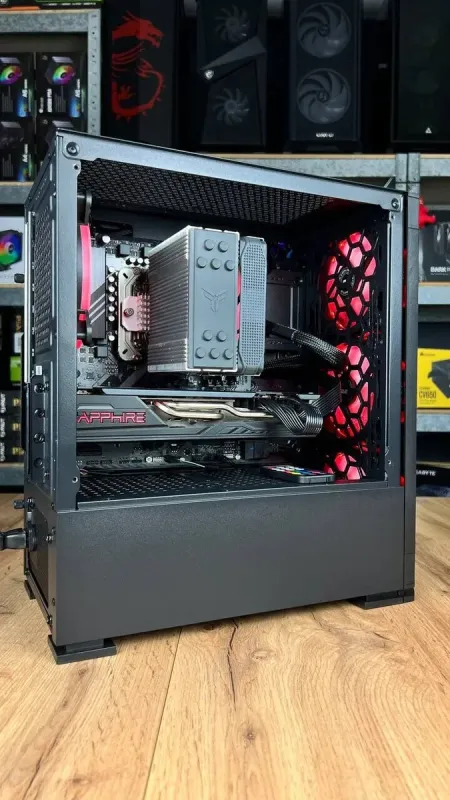 Збірка під замовлення: комп'ютер 2E Gaming PC Case Calleo GB700 Tower / AMD Ryzen 5 7500F (6 (12) ядер по 3.7 - 5.0 GHz) / 16 GB DDR4 / 1000 GB SSD M.2 / AMD Radeon RX 5700 XT, 8 GB GDDR6, 256-bit / 650W б/в - зображення 6
