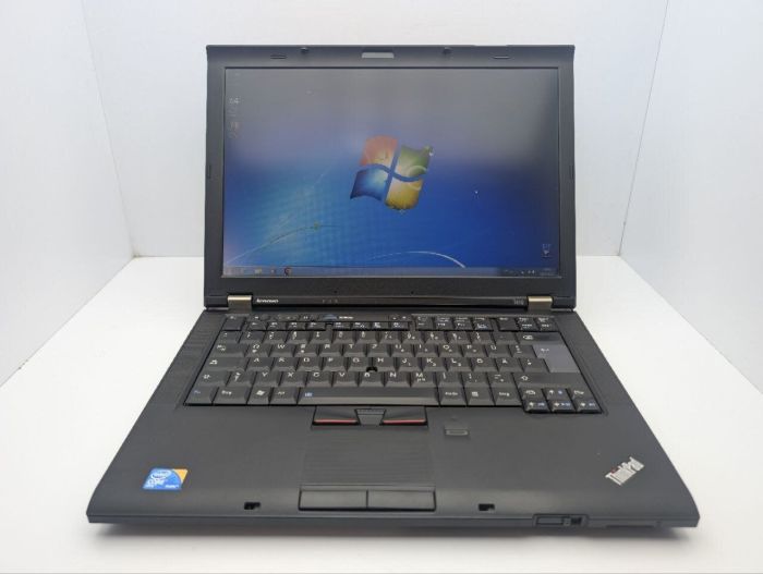 Ноутбук Lenovo ThinkPad T410 / 14" (1366x768) TN / Intel Core i5-540M (2 (4) ядра по 2.5 - 3.0 GHz) / 6 GB DDR3 / 250 GB HDD / Intel HD Graphics / DVD-ROM б/в - зображення 2