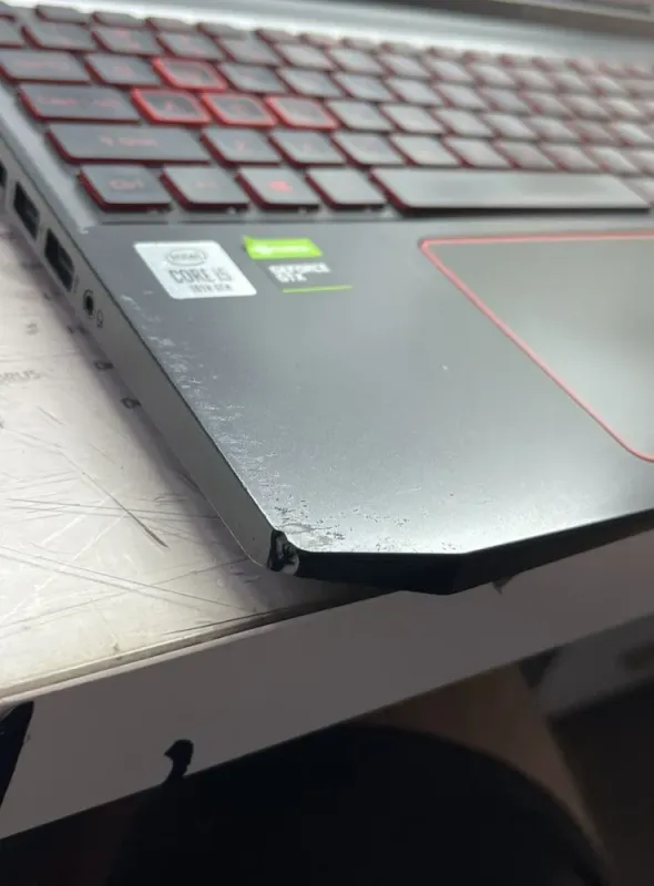 Ігровий ноутбук Б-клас Acer Nitro 5 AN515-55-52KW / 15.6" (1920x1080) IPS / Intel Core i5-10300H (4 (8) ядра по 2.5 - 4.5 GHz) / 16 GB DDR4 / 480 GB SSD / nVidia GeForce GTX 1650 Ti, 4 GB GDDR6, 128-bit / WebCam б/в - зображення 10