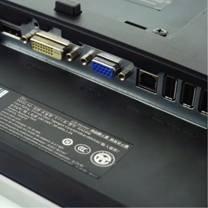 Монітор Dell P2414H / 24" (1920x1080) IPS / 1x DP, 1x DVI, 1x VGA, 4x USB / VESA 100x100 / Поворотний б/в - зображення 5