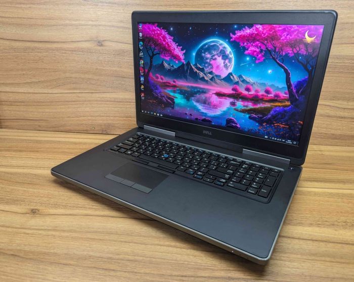 Мобільна робоча станція Dell Precision 7720 / 17.3" (1920x1080) IPS / Intel Core i7-7820HQ (4 (8) ядра по 2.9 - 3.9 GHz) / 32 GB DDR4 / 1000 GB SSD / nVidia Quadro P4000, 8 GB GDDR5, 256-bit / HDMI / Windows 10 б/в - зображення 5
