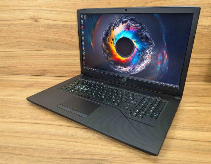 Ігровий ноутбук Asus Strix GL703GM / 17.3" (1920x1080) IPS / Intel Core i7-8750H (6 (12) ядер по 2.2 - 4.1 GHz) / 32 GB DDR4 / 512 GB SSD / nVidia GeForce GTX 1060, 6 GB GDDR5, 192-bit / WebCam / Windows 10 б/в - зображення 5