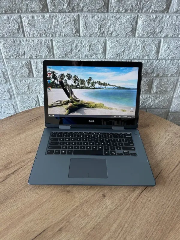 Ультрабук-трансформер Dell Inspiron 5481 / 14" (1366x768) TN Touch / Intel Core i3-8145U (2 (4) ядра по 2.1 - 3.9 GHz) / 4 GB DDR4 / 128 GB SSD / Intel UHD Graphics / WebCam б/в - зображення 2