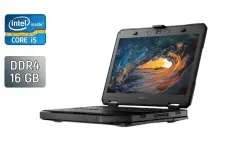 Захищений ноутбук Б-клас Dell Rugged Latitude 5414 / 14" (1920x1080) IPS / Intel Core i5-6300U (2 (4) ядра по 2.4 - 3.0 GHz) / 16 GB DDR4 / 512 GB SSD / Intel HD Graphics 520 / 4G / Windows 10 б/в