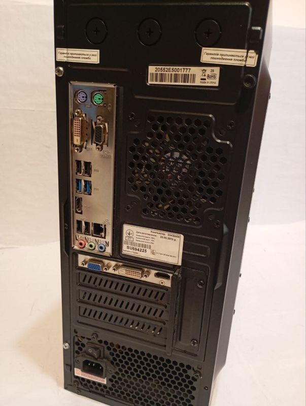 ПК Zalman ZM-T4 Tower / Intel Core i5-4590 (4 ядра по 3.3 - 3.7 GHz) / 16 GB DDR3 / 256 GB SSD + 1000 GB HDD / nVidia GeForce GTX 750, 1 GB GDDR5, 128-bit / DVD-RW / 500W б/в - зображення 4